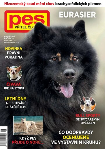 Obálka e-magazínu Pes přítel člověka 9/2025