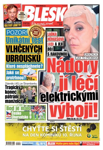 Obálka e-magazínu Blesk 10.10.2025