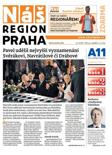 Obálka e-magazínu Náš Region - Praha 45/2025