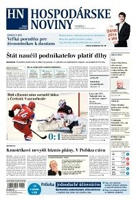 Obálka e-magazínu Hospodárske noviny 17.02.2014