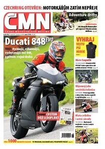 Obálka e-magazínu ČESKÉ MOTOCYKLOVÉ NOVINY 38/2011
