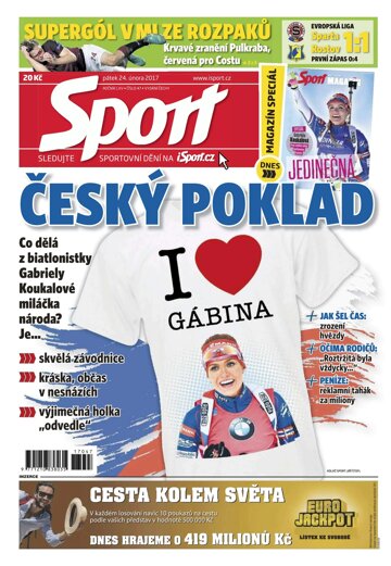 Obálka e-magazínu Sport 24.2.2017