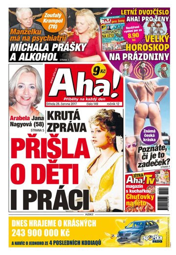 Obálka e-magazínu AHA! 28.6.2017