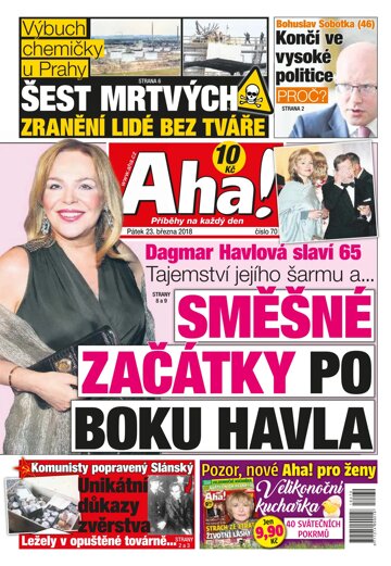 Obálka e-magazínu AHA! 23.3.2018