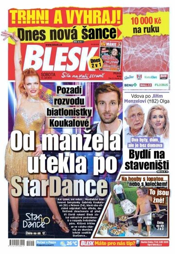 Obálka e-magazínu Blesk 12.9.2020