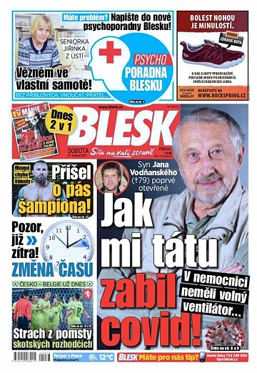 Obálka e-magazínu Blesk 27.3.2021