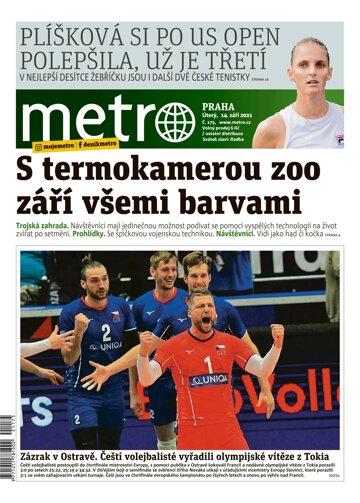 Obálka e-magazínu deník METRO 14.9.2021