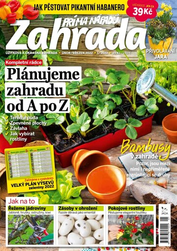 Obálka e-magazínu Zahrada prima nápadů 1/2022