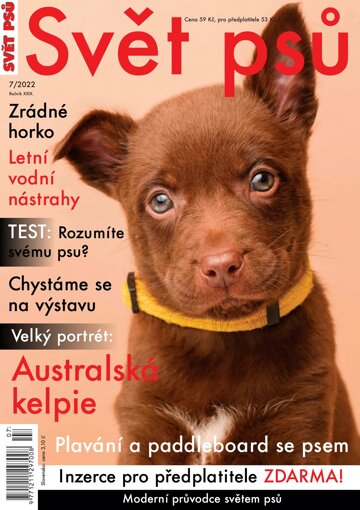 Obálka e-magazínu Svět psů 7/2022