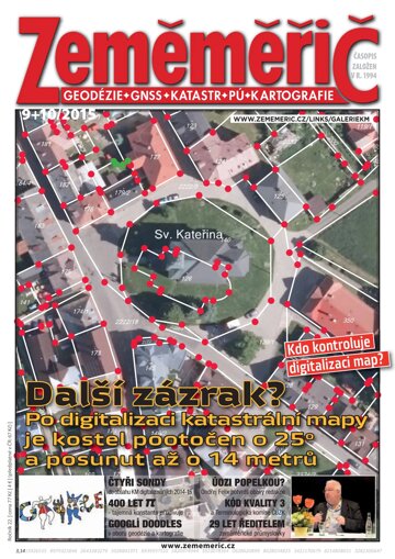 Obálka e-magazínu Zeměměřič ZE 09+10-2015