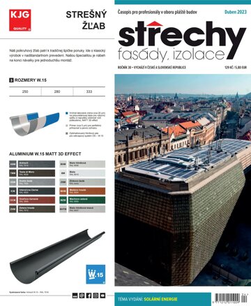 Obálka e-magazínu Střechy, Fasády, Izolace 4/2023