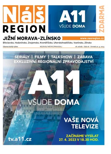 Obálka e-magazínu Náš Region - Jižní Morava/Zlínsko 16/2023