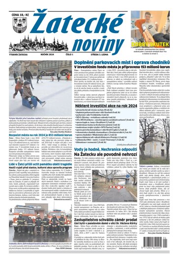 Obálka e-magazínu Žatecké noviny 1/24