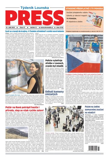 Obálka e-magazínu Lounský press 37/25