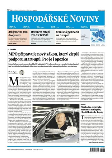 Obálka e-magazínu Hospodářské noviny 186 - 24.9.2025