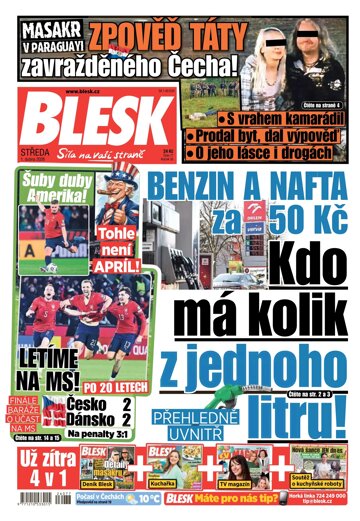 Obálka e-magazínu Blesk 1.4.2026