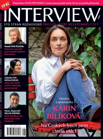 Obálka e-magazínu INTERVIEW 8/2026