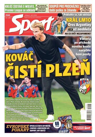 Obálka e-magazínu Sport 2.9.2026