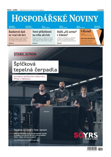 Obálka e-magazínu Hospodářské noviny 195 - 9.10.2026