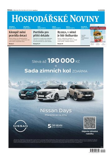 Obálka e-magazínu Hospodářské noviny 198 - 14.10.2026