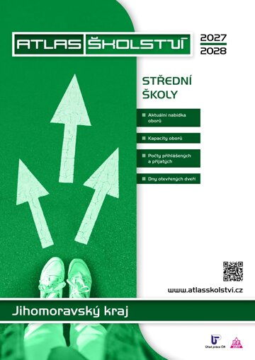 Obálka e-magazínu Atlas školství - střední školy - Jihomoravský kraj 2027/2028