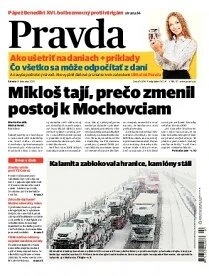 Obálka e-magazínu Pravda 13.2.2013