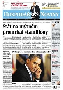 Obálka e-magazínu Hospodářské noviny 092 - 14.5.2013