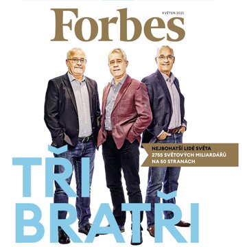 Obálka audioknihy Forbes květen 2021