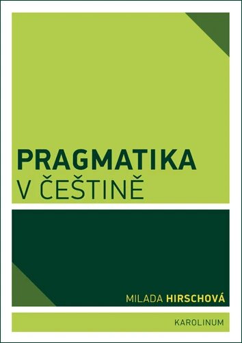 Obálka knihy Pragmatika v češtině
