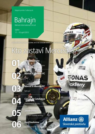Obálka e-magazínu Magazín F1 3/2015