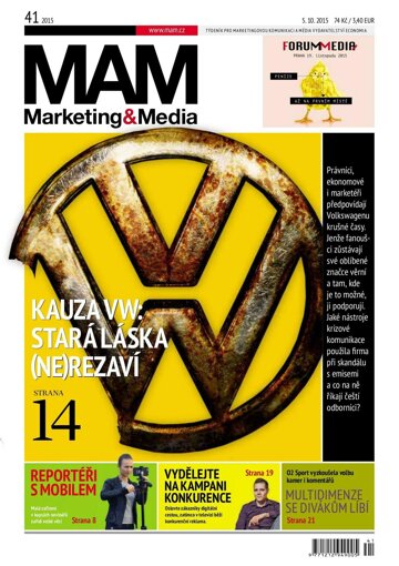 Obálka e-magazínu Marketing & Media 41 - 5.10.2015