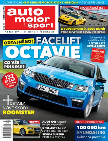 Obálka e-magazínu Auto motor a sport 11/2015