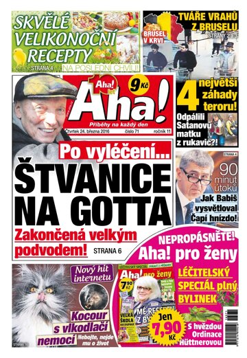 Obálka e-magazínu AHA! 24.3.2016