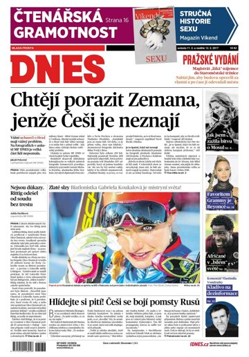 Obálka e-magazínu MF Dnes 11.2.2017