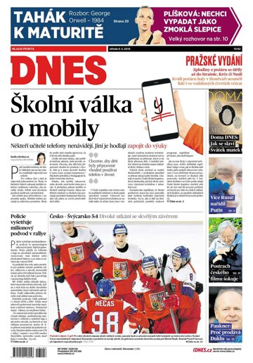 Obálka e-magazínu MF Dnes 9.5.2018