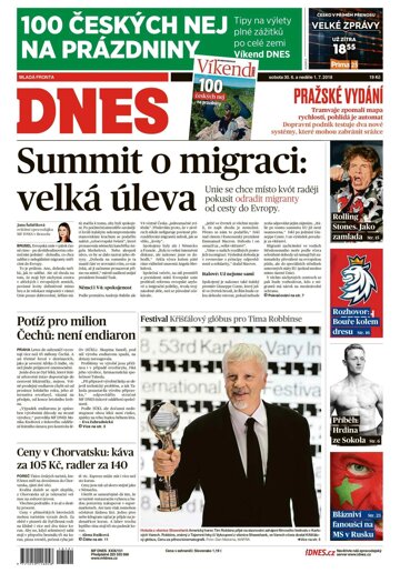 Obálka e-magazínu MF Dnes 30.6.2018