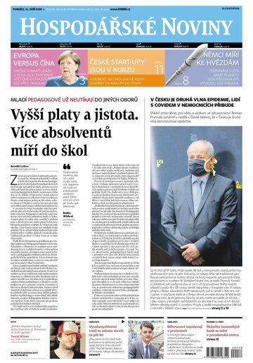 Obálka e-magazínu Hospodářské noviny 178 - 14.9.2020