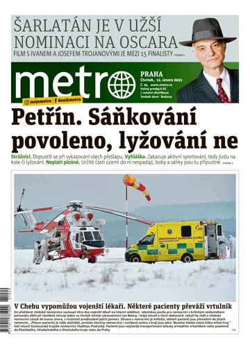 Obálka e-magazínu deník METRO 11.2.2021