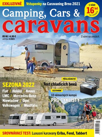 Obálka e-magazínu Camping, Cars & Caravans 5/2021 - pro klienty