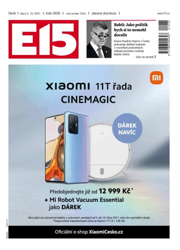 Obálka e-magazínu E15 5.10.2021