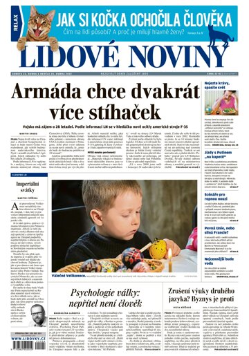 Obálka e-magazínu LN Regiony Morava - 23.4.2022