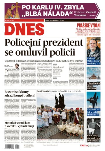 Obálka e-magazínu MF Dnes 12.11.2022