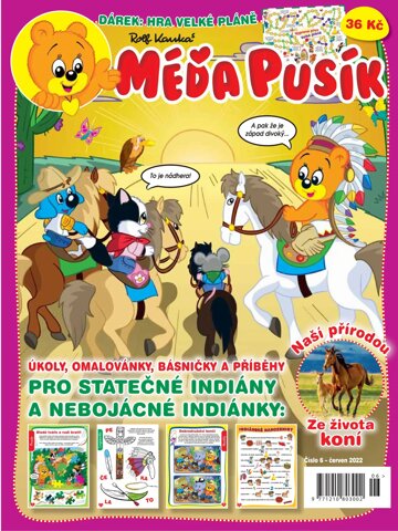 Obálka e-magazínu Méďa Pusík 6/2022