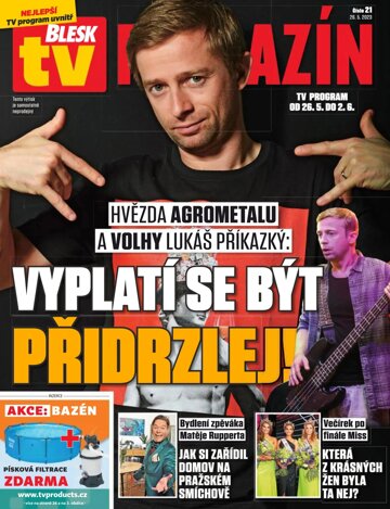 Obálka e-magazínu Blesk Tv magazín - 26.5.2023