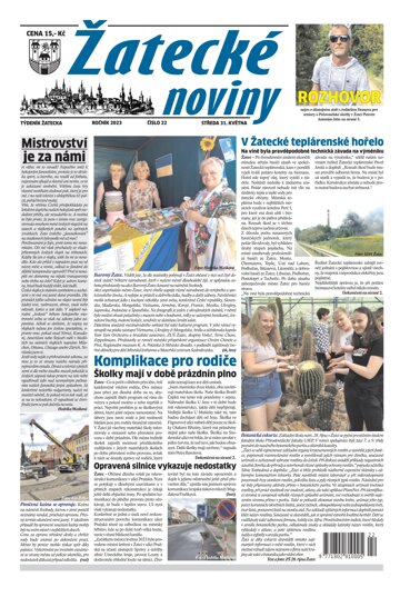 Obálka e-magazínu Žatecké noviny 22/23