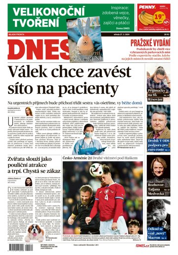 Obálka e-magazínu MF Dnes 27.3.2024