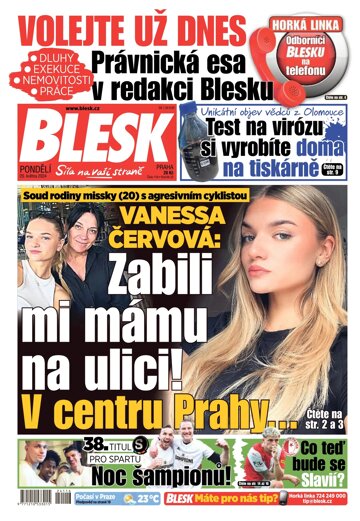 Obálka e-magazínu Blesk 20.5.2024