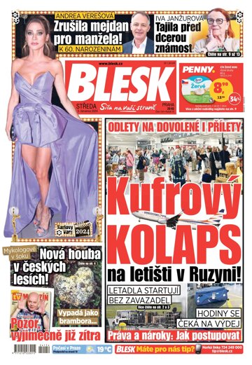 Obálka e-magazínu Blesk 3.7.2024
