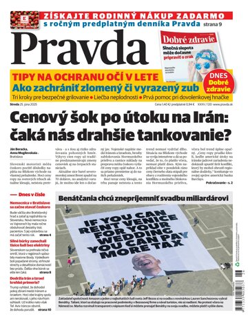 Obálka e-magazínu Pravda 25. 6. 2025