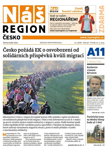 Obálka e-magazínu Náš Region - Česko 48/2025